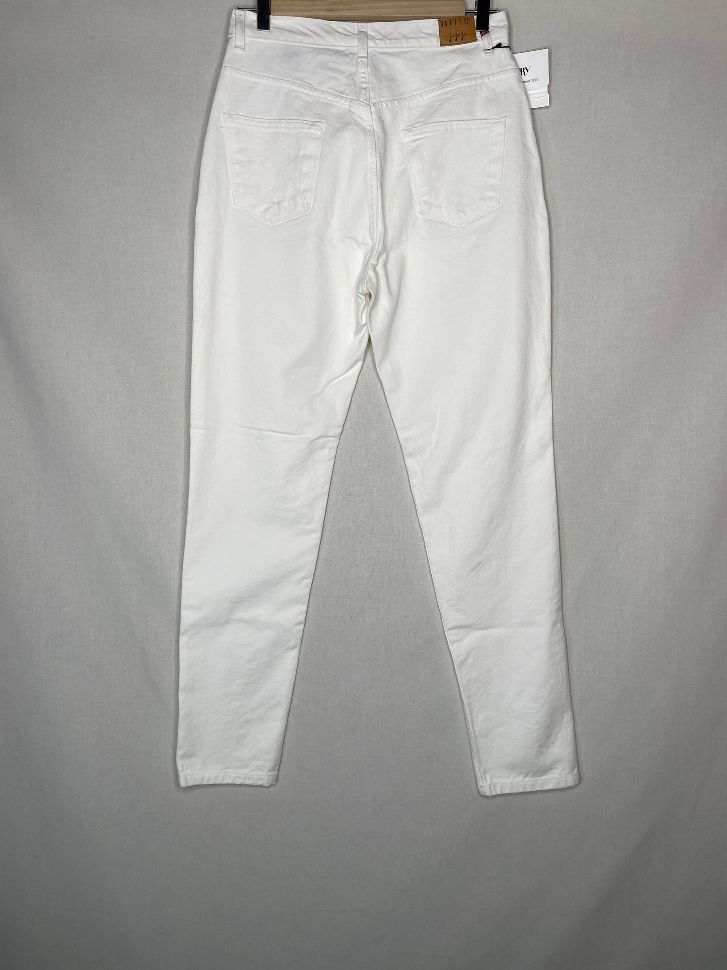 Jean femme mom taille haute Blanc - Marthe