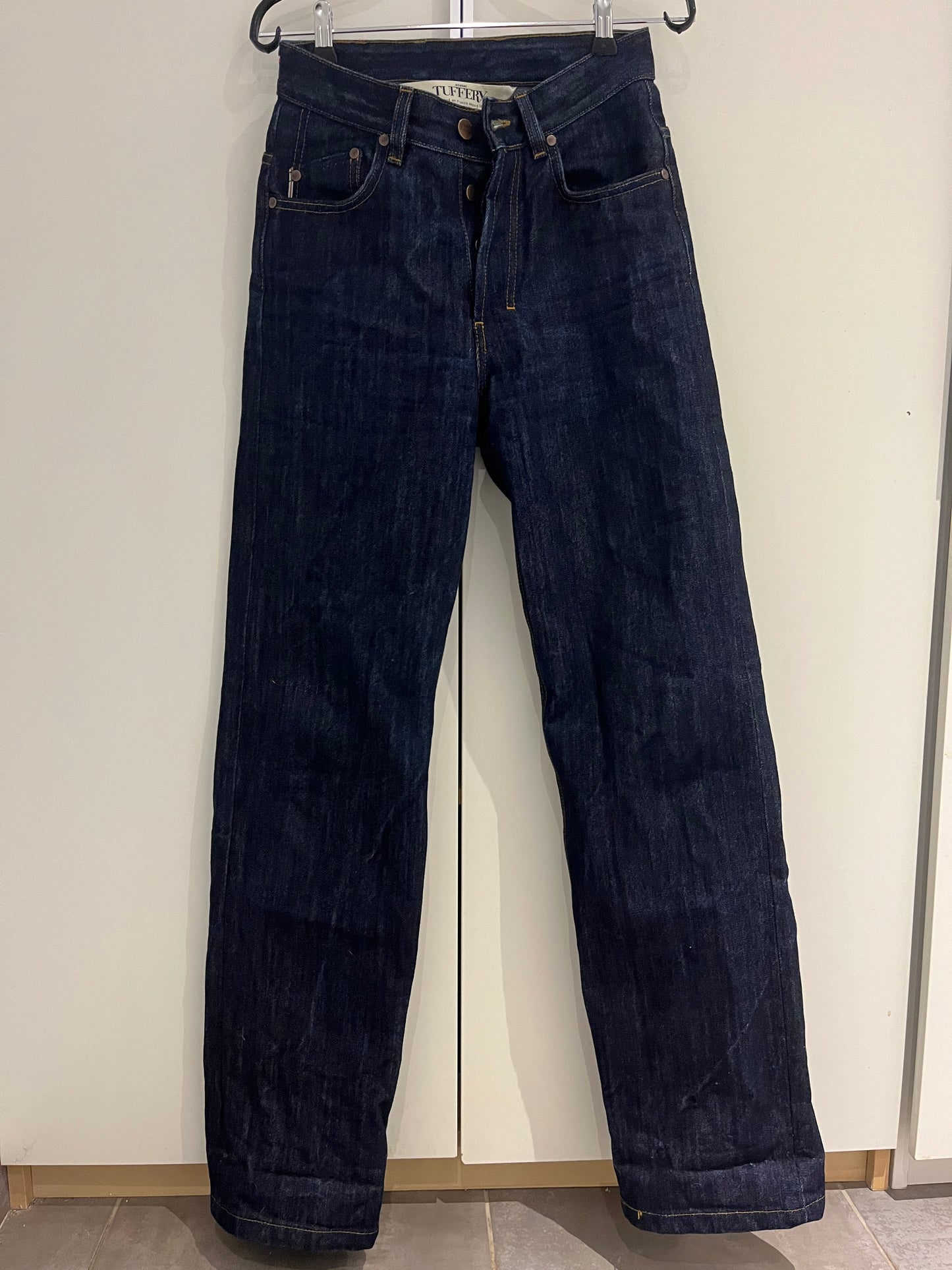 Jean large taille haute Selvedge - Désiré