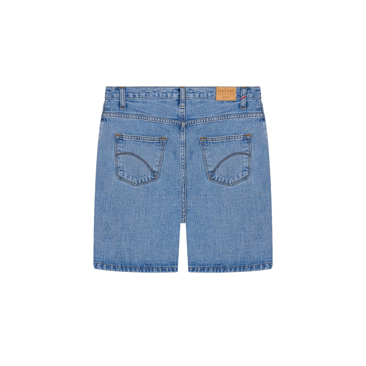 Short femme taille haute en jean Clair - Aimé