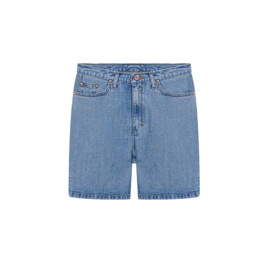 Short femme taille haute en jean Clair - Aimé