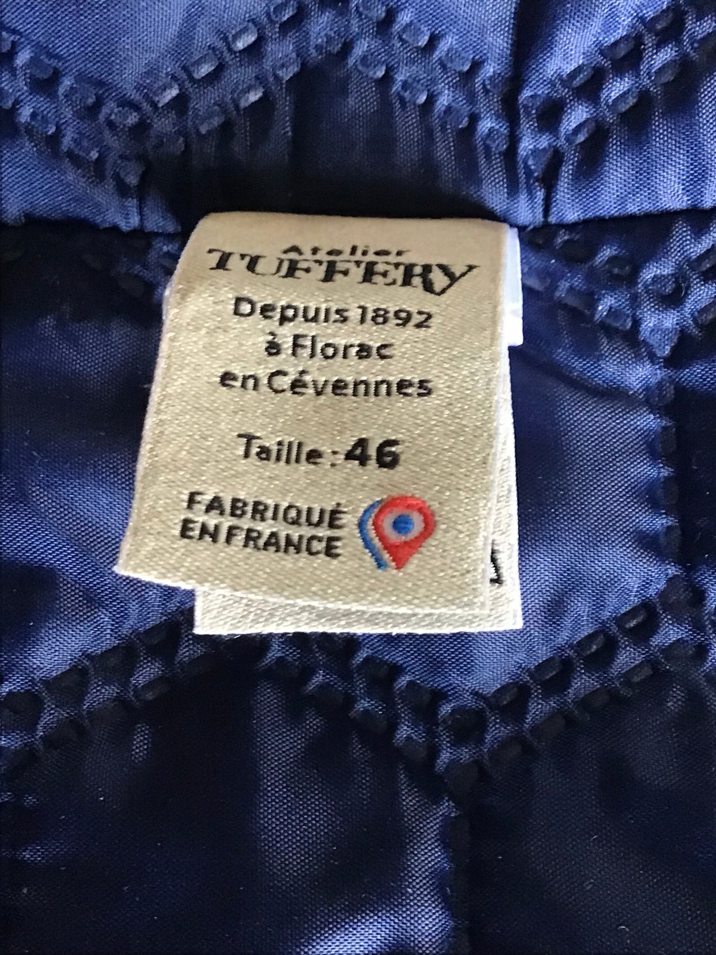 Gilet sans manches en jean brut doublé laine