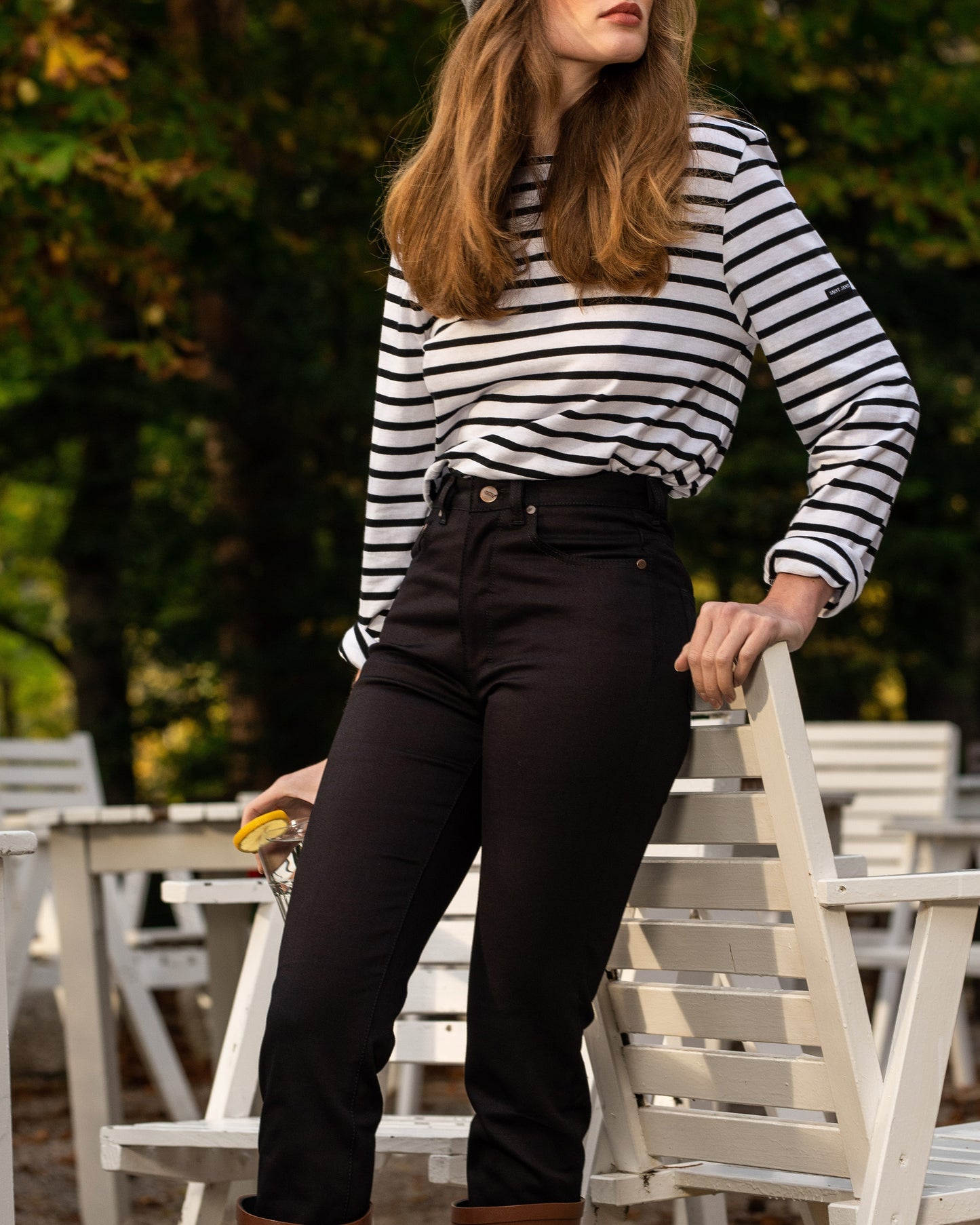 Jean slim Taille Haute Noir – Marianne