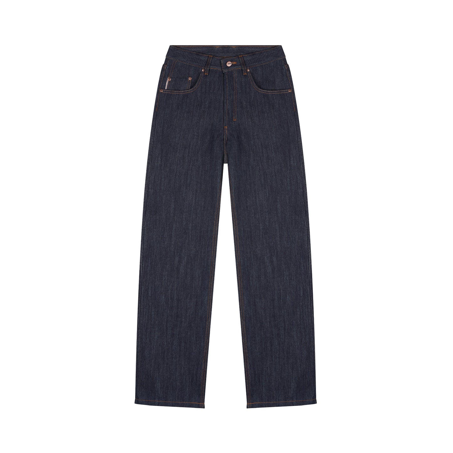 Jean large taille haute Selvedge - Désiré